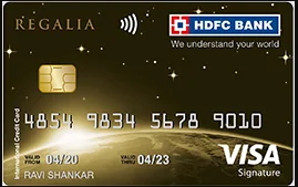 HDFC Bank (Regalia Card)