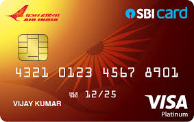 SBI Platinum card ( air India )